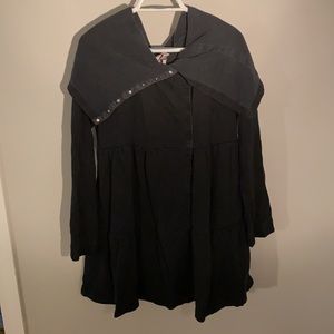 sweatshirt dress cape